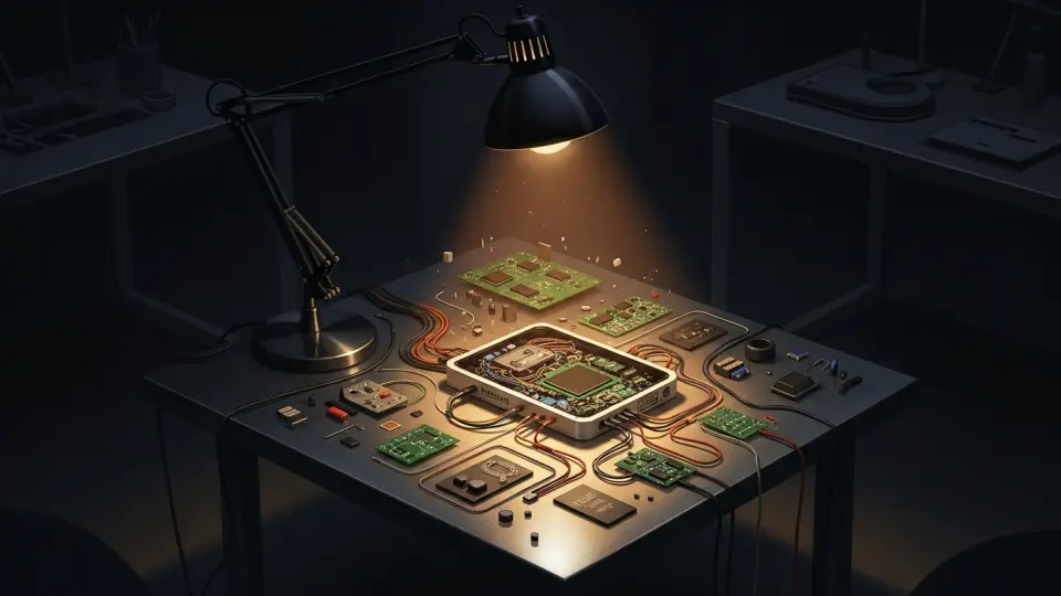 Ilustración conceptual de El camino de Steve Jobs