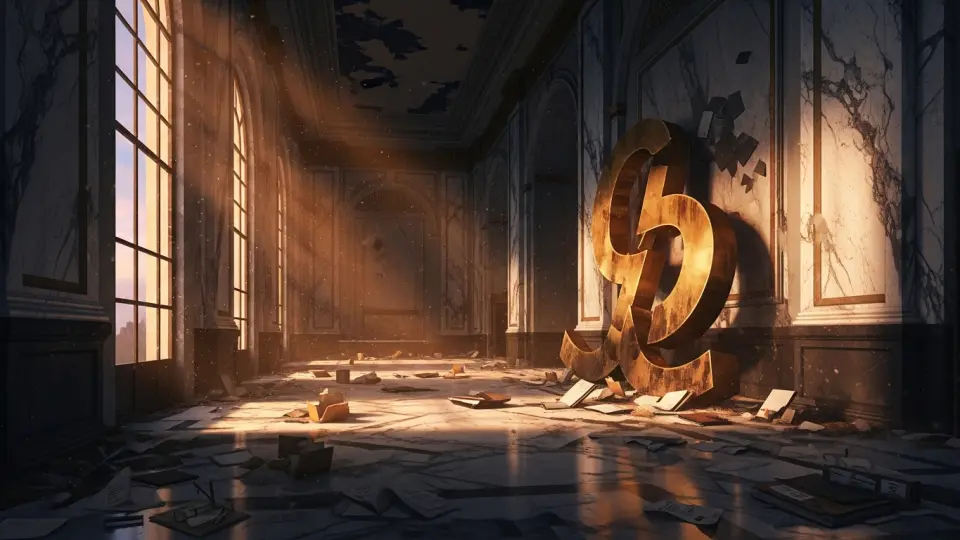Ilustración conceptual de El legado de Arthur Andersen
