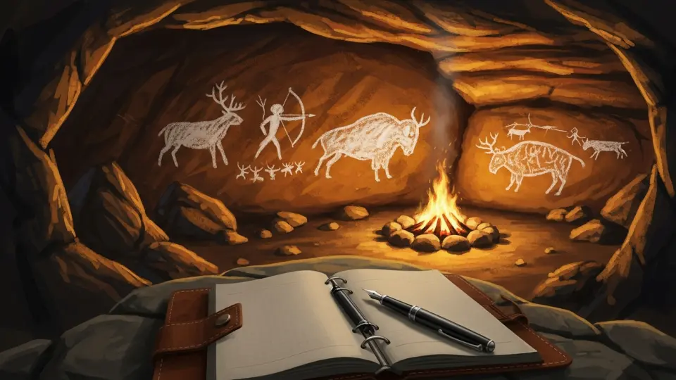 Ilustración conceptual de Storytelling salvaje